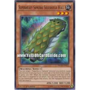 Superheavy Samurai Soulshield Wall (Common) – The New Challengers | Carta YUGIOH en México