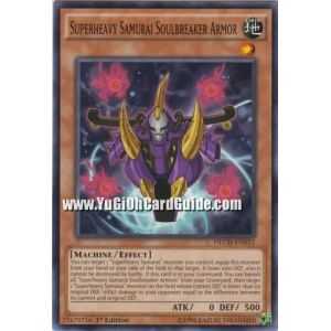 Superheavy Samurai Soulbreaker Armor (Common) – The New Challengers | Carta YUGIOH en México