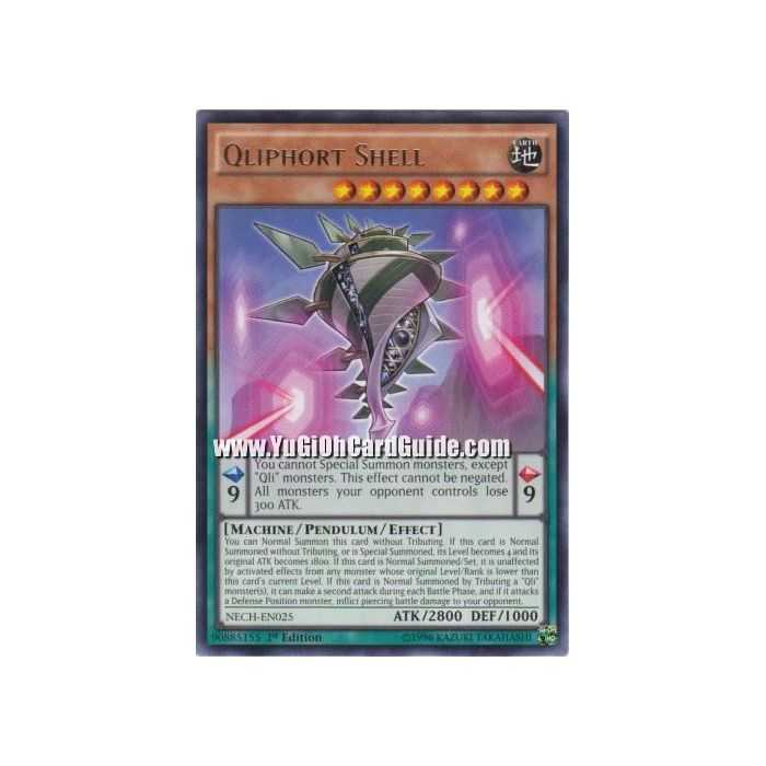 Qliphort Shell (Rare) – The New Challengers | Carta YUGIOH en México