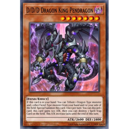 D/D/D Dragon King Pendragon (Secret Rare)