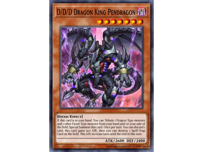 D/D/D Dragon King Pendragon (Secret Rare)