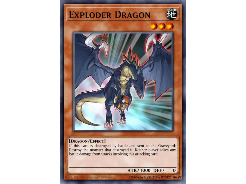 Exploder Dragon (Shatterfoil Rare)