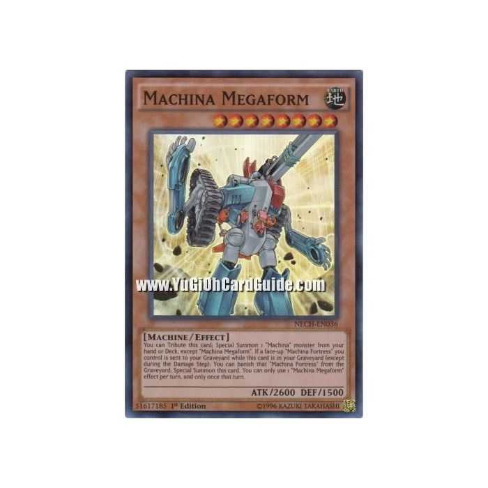 Machina Megaform (Super Rare) – The New Challengers | Carta YUGIOH en México