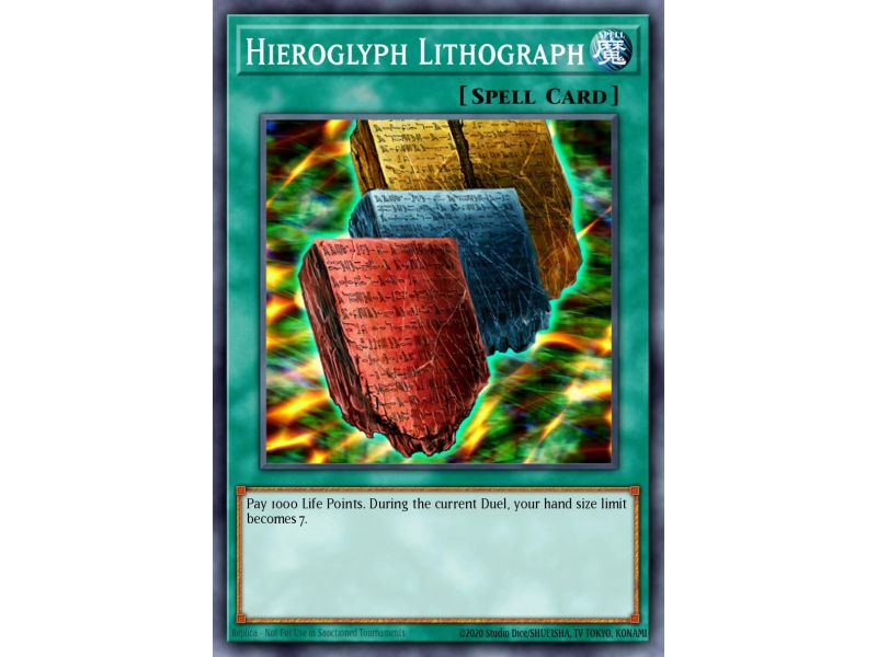 Hieroglyph Lithograph (Common)