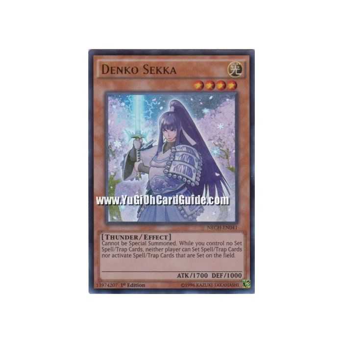 Denko Sekka (Ultra Rare) – The New Challengers | Carta YUGIOH en México