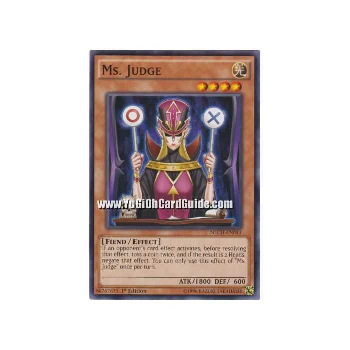 Ms. Judge (Common) – The New Challengers | Carta YUGIOH en México