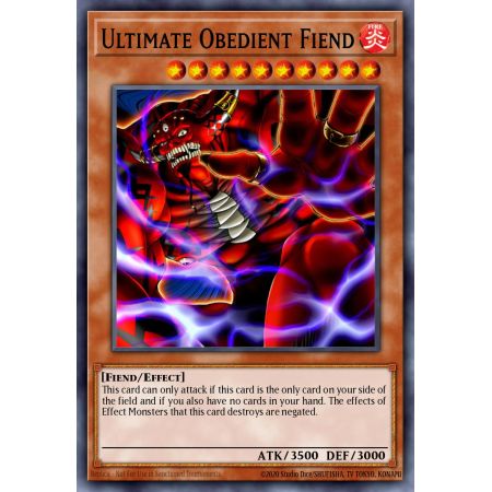 Ultimate Obedient Fiend (Common)