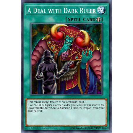 A Deal with Dark Ruler (Common)