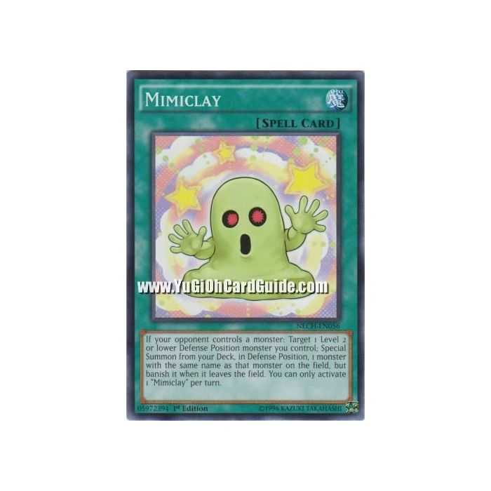 Mimiclay (Common) – The New Challengers | Carta YUGIOH en México