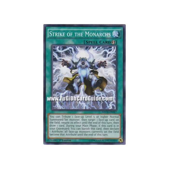 Strike of the Monarchs (Common) – The New Challengers | Carta YUGIOH en México