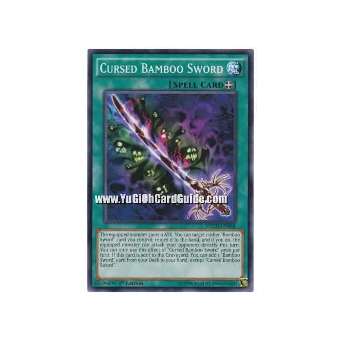 Cursed Bamboo Sword (Common) – The New Challengers | Carta YUGIOH en México