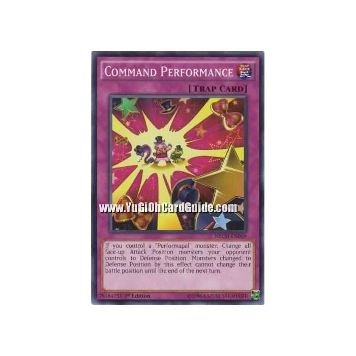 Command Performance (Common) – The New Challengers | Carta YUGIOH en México