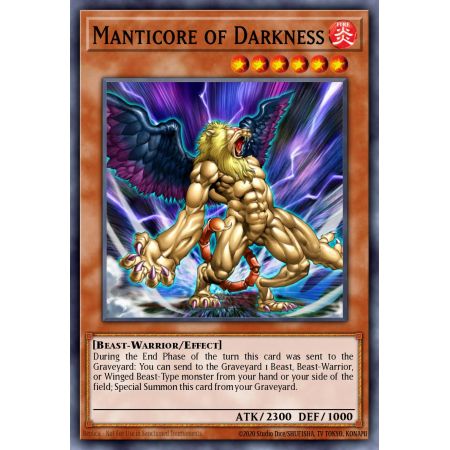 Manticore of Darkness (Super Rare)