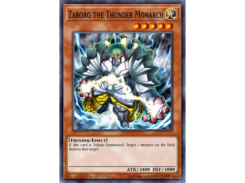 Zaborg the Thunder Monarch (Super Rare)