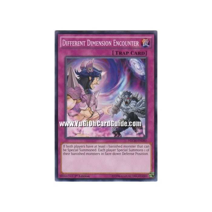 Different Dimension Encounter (Common) – The New Challengers | Carta YUGIOH en México