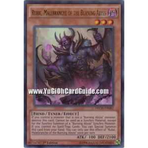 Rubic, Malebranche of the Burning Abyss (Ultra Rare) – The New Challengers | Carta YUGIOH en México