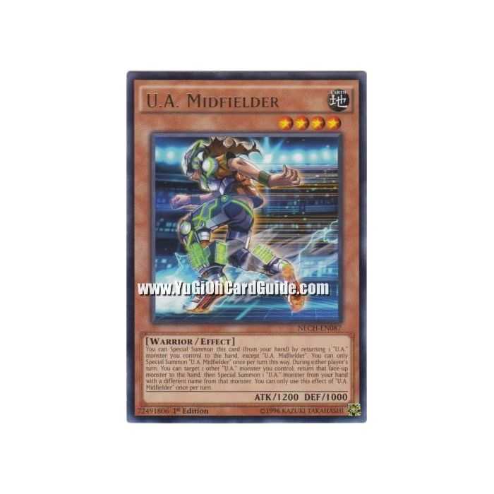 U.A. Midfielder (Rare) – The New Challengers | Carta YUGIOH en México
