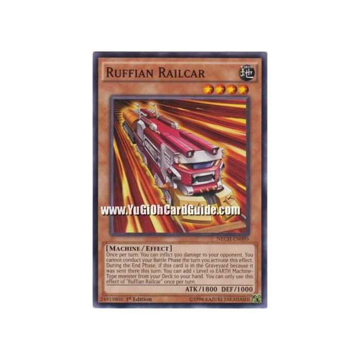 Ruffian Railcar (Common) – The New Challengers | Carta YUGIOH en México