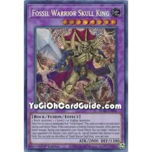 Fossil Warrior Skull King (Secret Rare) – Battles of Legend Armageddon | Carta YUGIOH en México