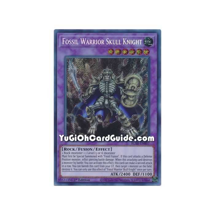 Fossil Warrior Skull Knight (Secret Rare) – Battles of Legend Armageddon | Carta YUGIOH en México