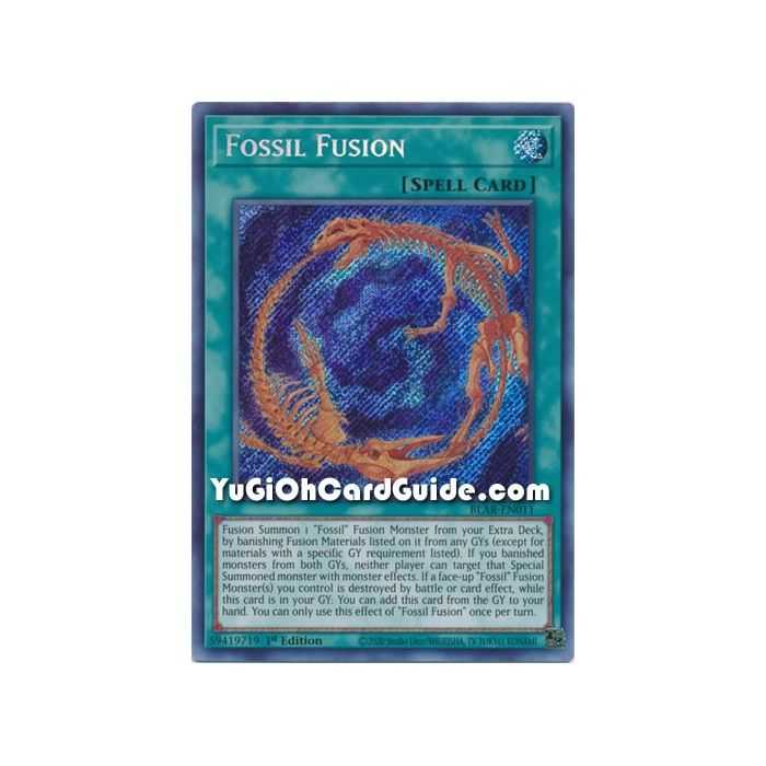 Fossil Fusion (Secret Rare) – Battles of Legend Armageddon | Carta YUGIOH en México