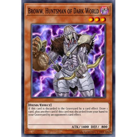 Broww, Huntsman of Dark World (Rare)