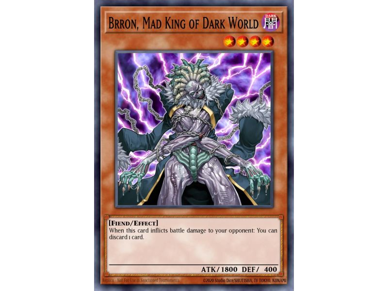 Brron, Mad King of Dark World (Rare)