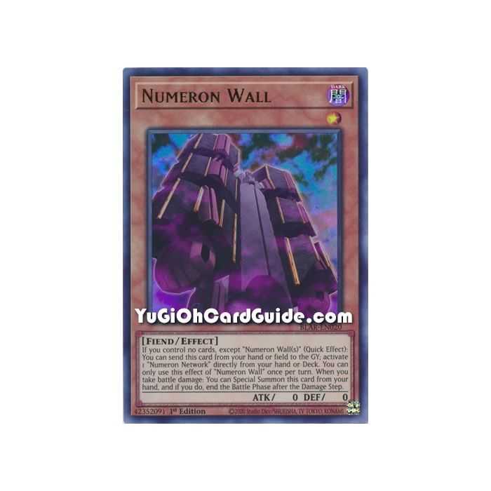 Numeron Wall (Ultra Rare) – Battles of Legend Armageddon | Carta YUGIOH en México