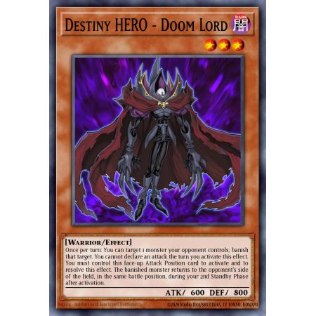 Destiny HERO - Doom Lord (Rare)