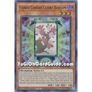 Flower Cardian Cherry Blossom (Ultra Rare) – Battles of Legend Armageddon | Carta YUGIOH en México