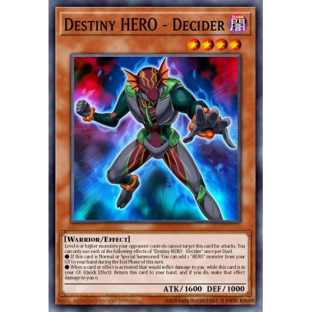 Destiny HERO - Decider (Secret Rare)