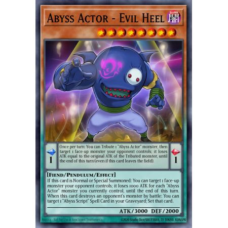 Abyss Actor - Evil Heel (Secret Rare)