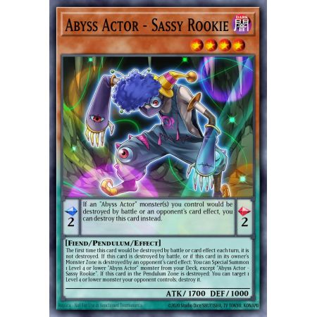 Abyss Actor - Sassy Rookie (Super Rare)