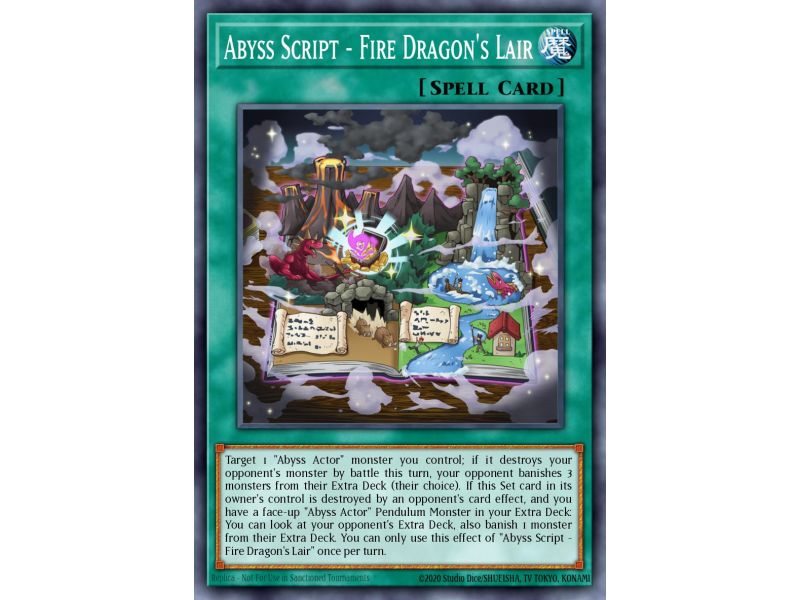 Abyss Script - Fire Dragon's Lair (Super Rare)