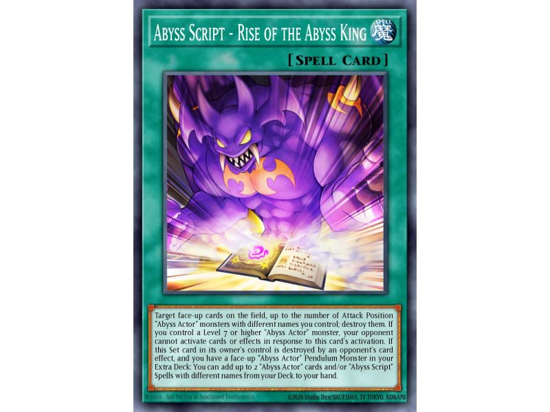 Abyss Script - Rise of the Abyss King (Secret Rare)