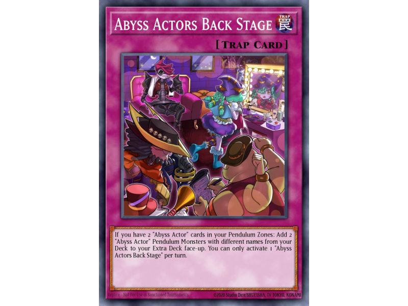 Abyss Actors Back Stage (Super Rare)