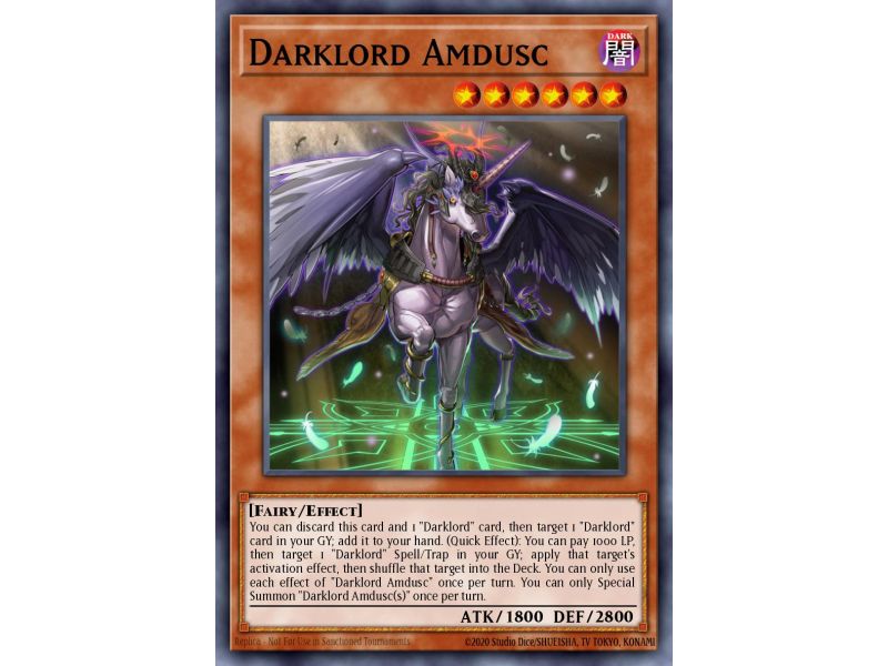 Darklord Amdusc (Secret Rare)