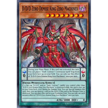 D/D/D Zero Doom Queen Machinex (Starlight Rare)
