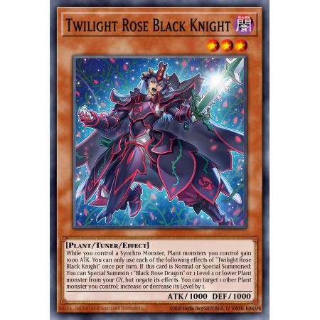 Twilight Rose Black Knight (Common)