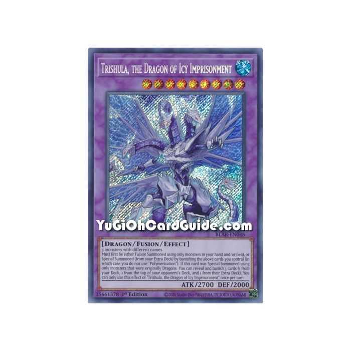 Trishula, the Dragon of Icy Imprisonment (Secret Rare) – Battles of Legend Armageddon | Carta YUGIOH en México