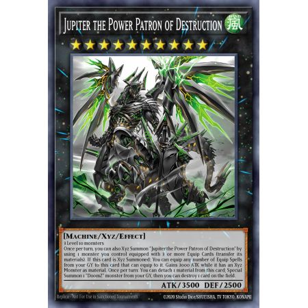 Jupiter the Power Patron of Destruction (Starlight Rare)