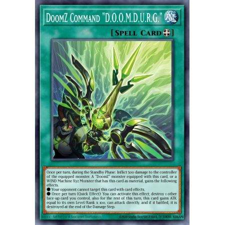 DoomZ Command "D.O.O.M.D.U.R.G." (Super Rare)