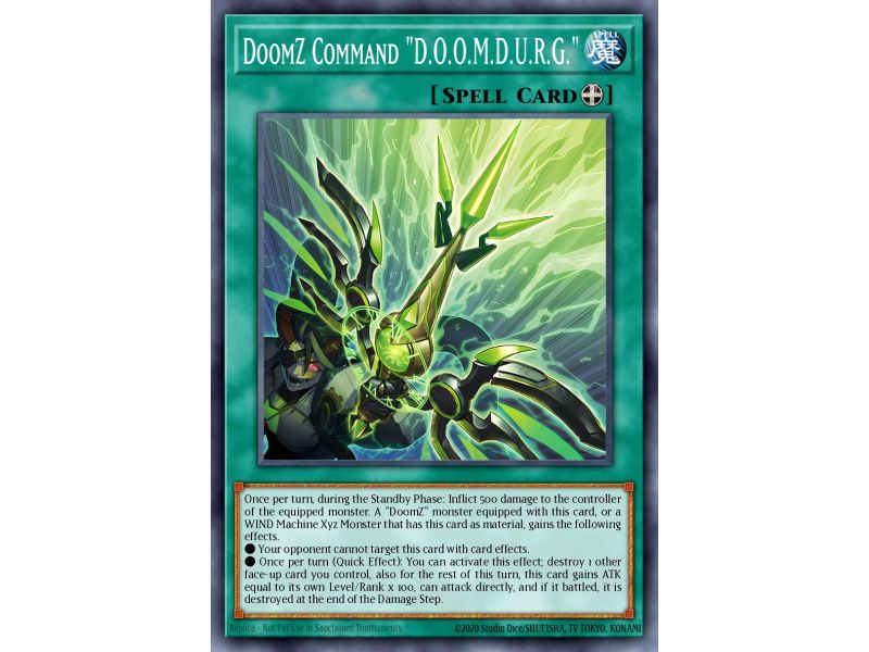 DoomZ Command "D.O.O.M.D.U.R.G." (Super Rare)