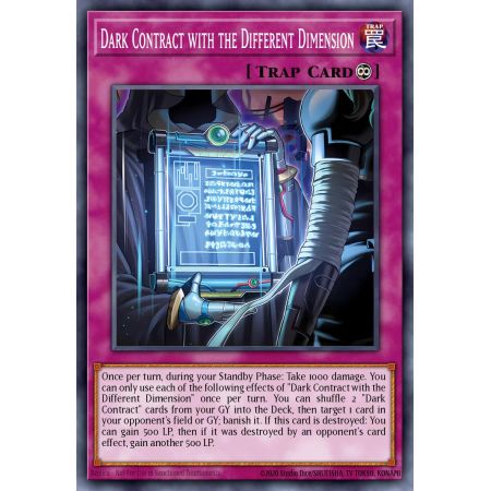 Dark Contract with the Different Dimension (Common)