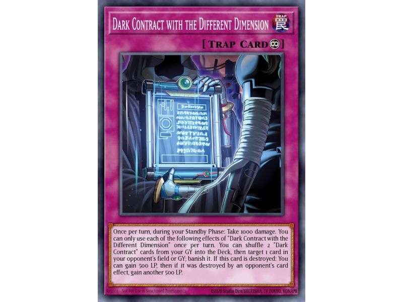 Dark Contract with the Different Dimension (Common)