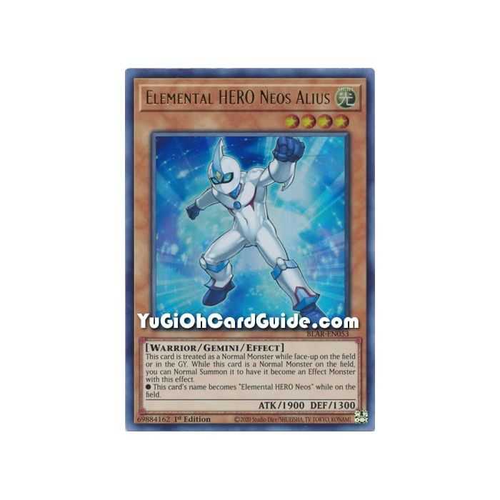 Elemental HERO Neos Alius (Ultra Rare) – Battles of Legend Armageddon | Carta YUGIOH en México