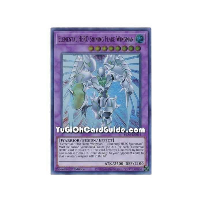 Elemental HERO Shining Flare Wingman (Ultra Rare) – Battles of Legend Armageddon | Carta YUGIOH en México