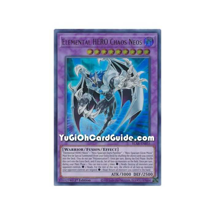 Elemental HERO Chaos Neos (Ultra Rare) – Battles of Legend Armageddon | Carta YUGIOH en México