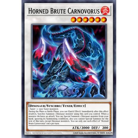 Horned Brute Carnovorus (Super Rare)