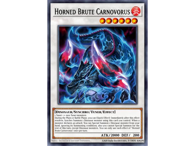 Horned Brute Carnovorus (Super Rare)